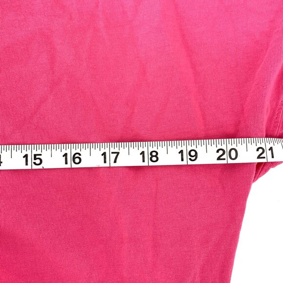 Spirit Jersey Smithsonian Pink Hibiscus V-Neck Size S - Picture 4 of 7